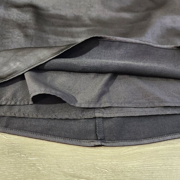 Lulus Stay Celebrating Black Satin Bodycon Mini Dress Women's Size S - Picture 13 of 16